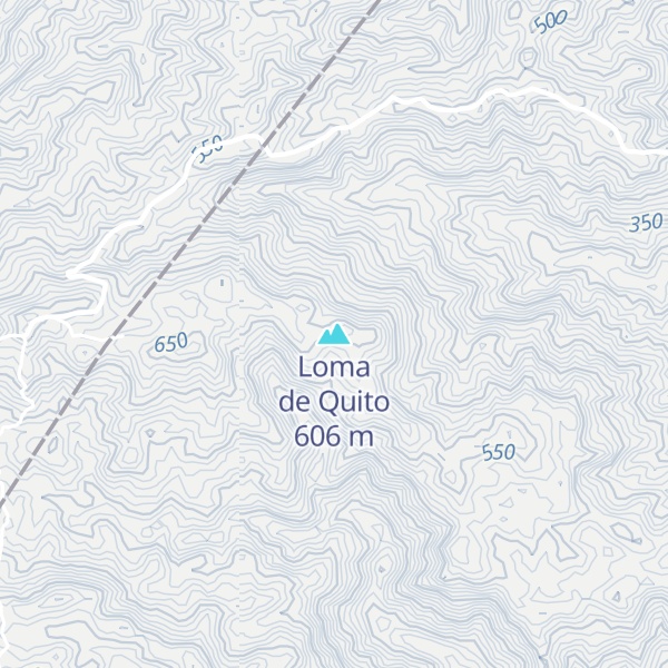 Map of Loma de Quito