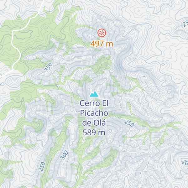 Map of Cerro El Picacho de Olá