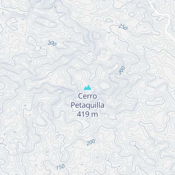 Map of Cerro Petaquilla