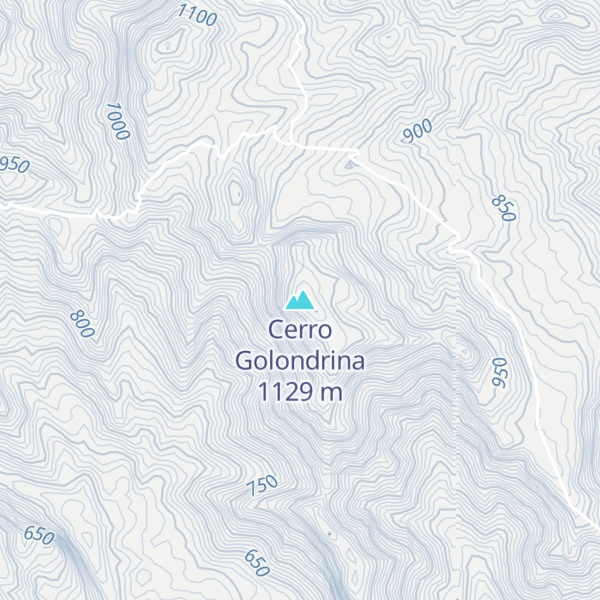 Map of Cerro Golondrina