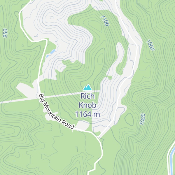 Map of Rich Knob