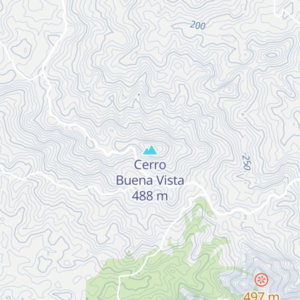 Map of Cerro Buena Vista