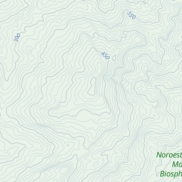 Map of Cerro Salvajudo