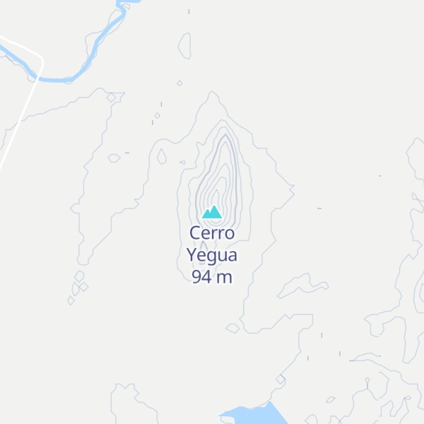 Map of Cerro Yegua