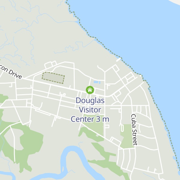 Map of Douglas Visitor Center