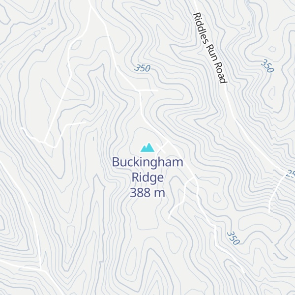 Map of Buckingham Ridge
