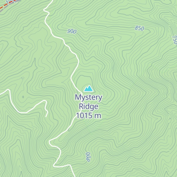 Map of Mystery Ridge