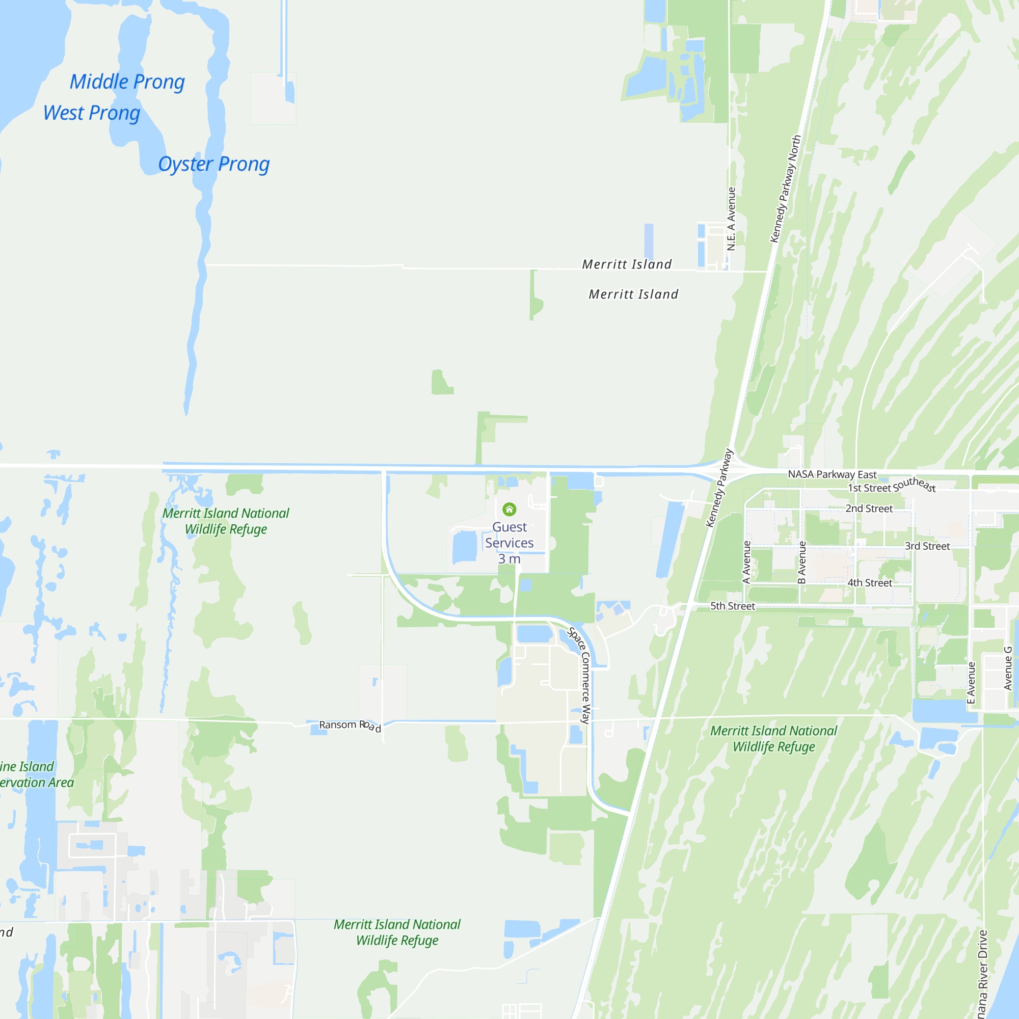 Guest Services map