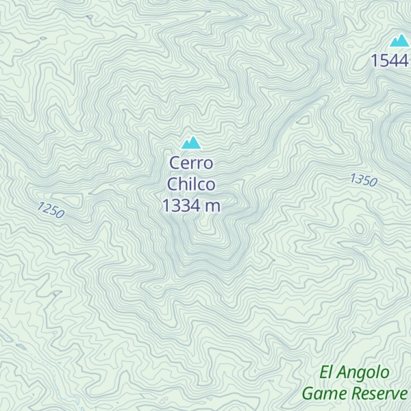 Map of Cerro Carrizal