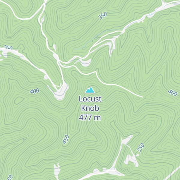 Map of Locust Knob