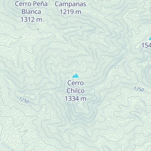 Map of Cerro Chilco