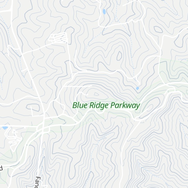 Map of Mitchell Knob