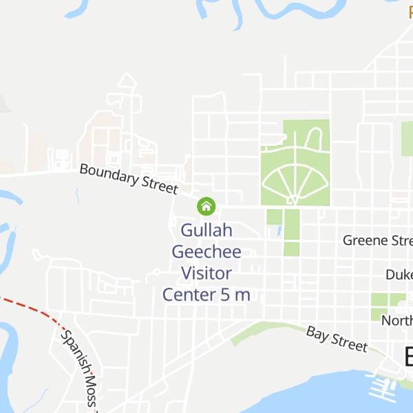 Map of Gullah Geechee Visitor Center