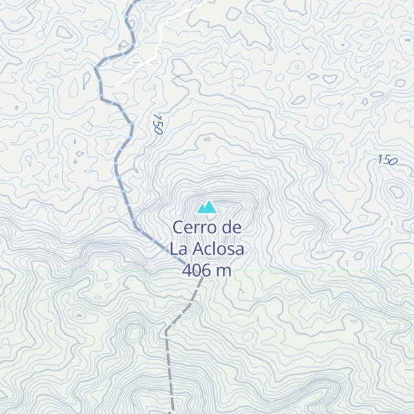 Map of Cerro de La Aclosa
