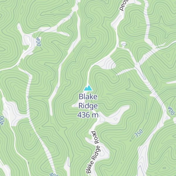 Map of Blake Ridge
