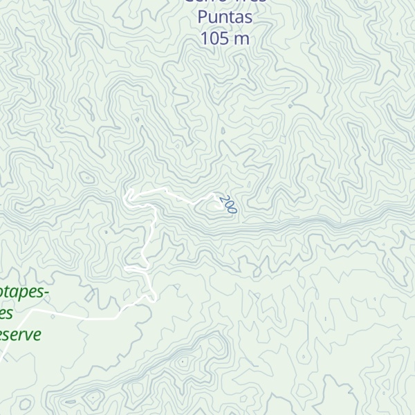 Map of Cerro El Grillo
