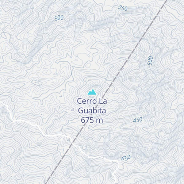 Map of Cerro La Guabita