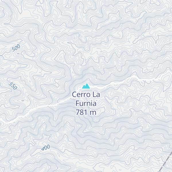 Map of Cerro La Furnia