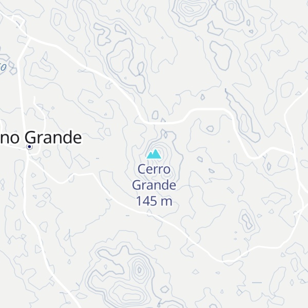 Map of Cerro Grande