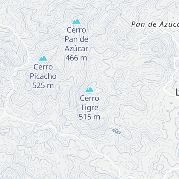 Map of Cerro Tigre