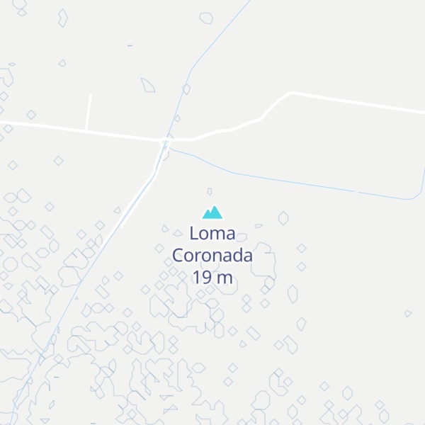 Map of Loma Coronada