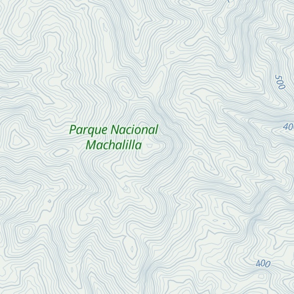 Map of Cerro La Naranja