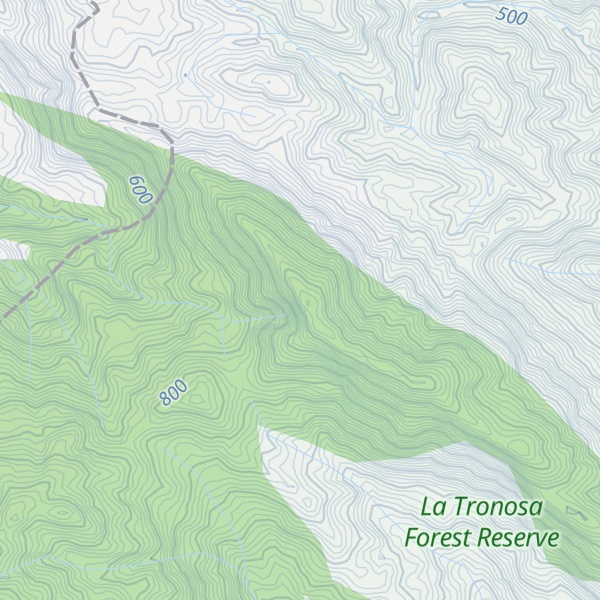 Map of Loma El Macho