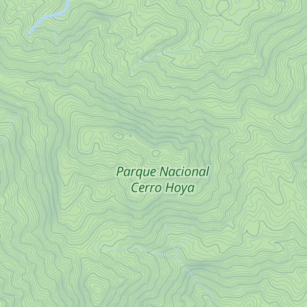Map of Cerro Hoya