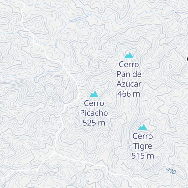 Map of Cerro Picacho
