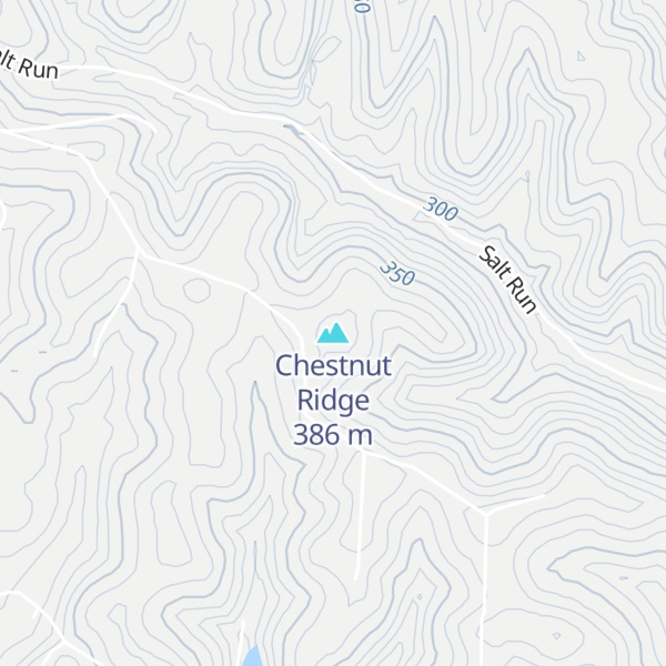 Map of Chestnut Ridge