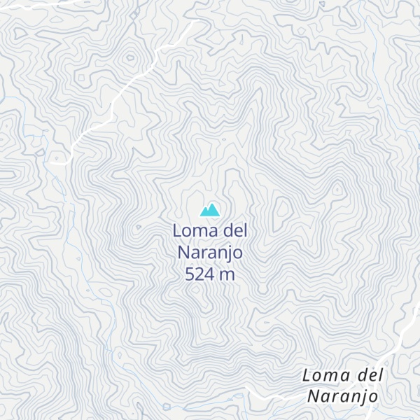 Map of Loma del Naranjo
