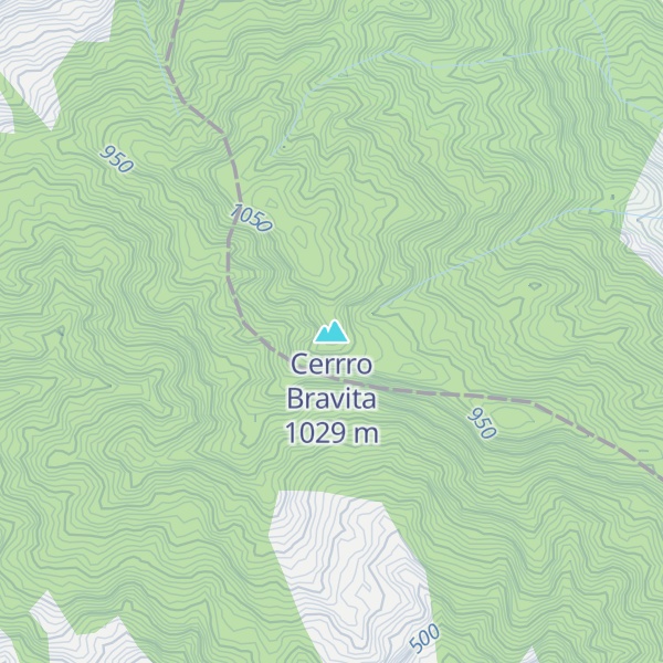 Map of Cerrro Bravita