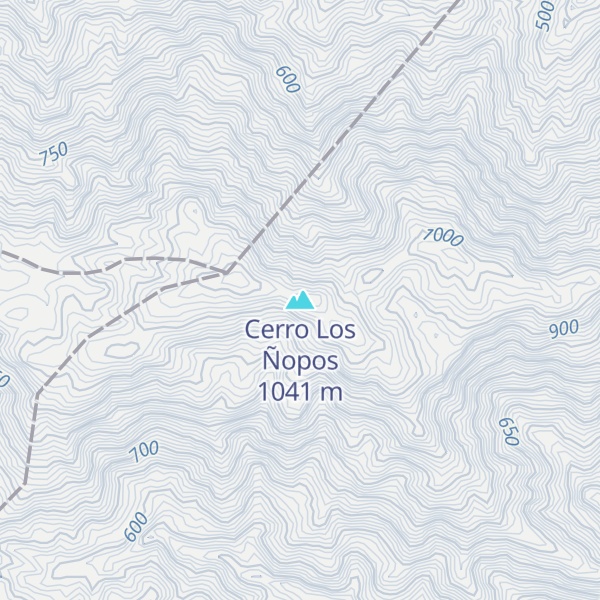 Map of Cerro Los Ñopos