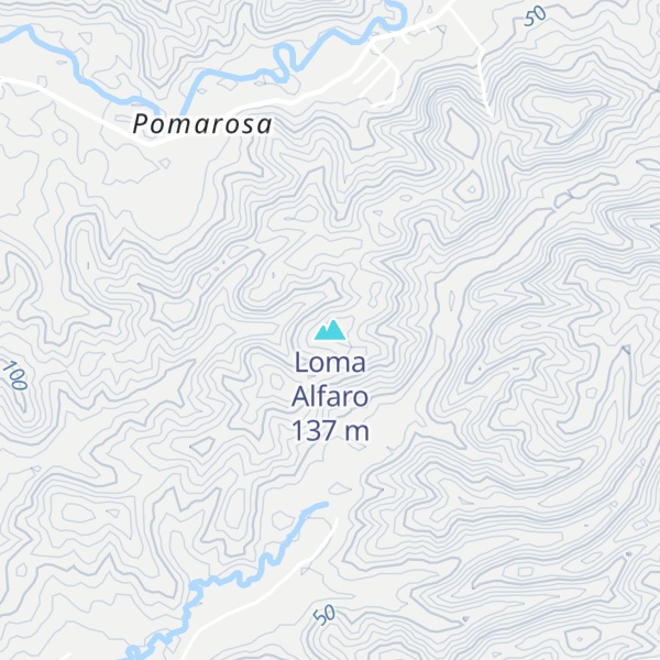 Map of Loma Alfaro