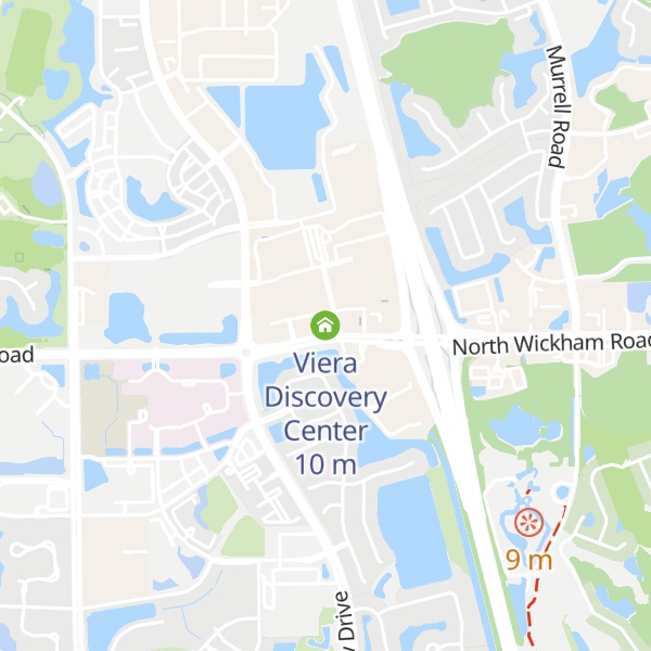 Map of Viera Discovery Center