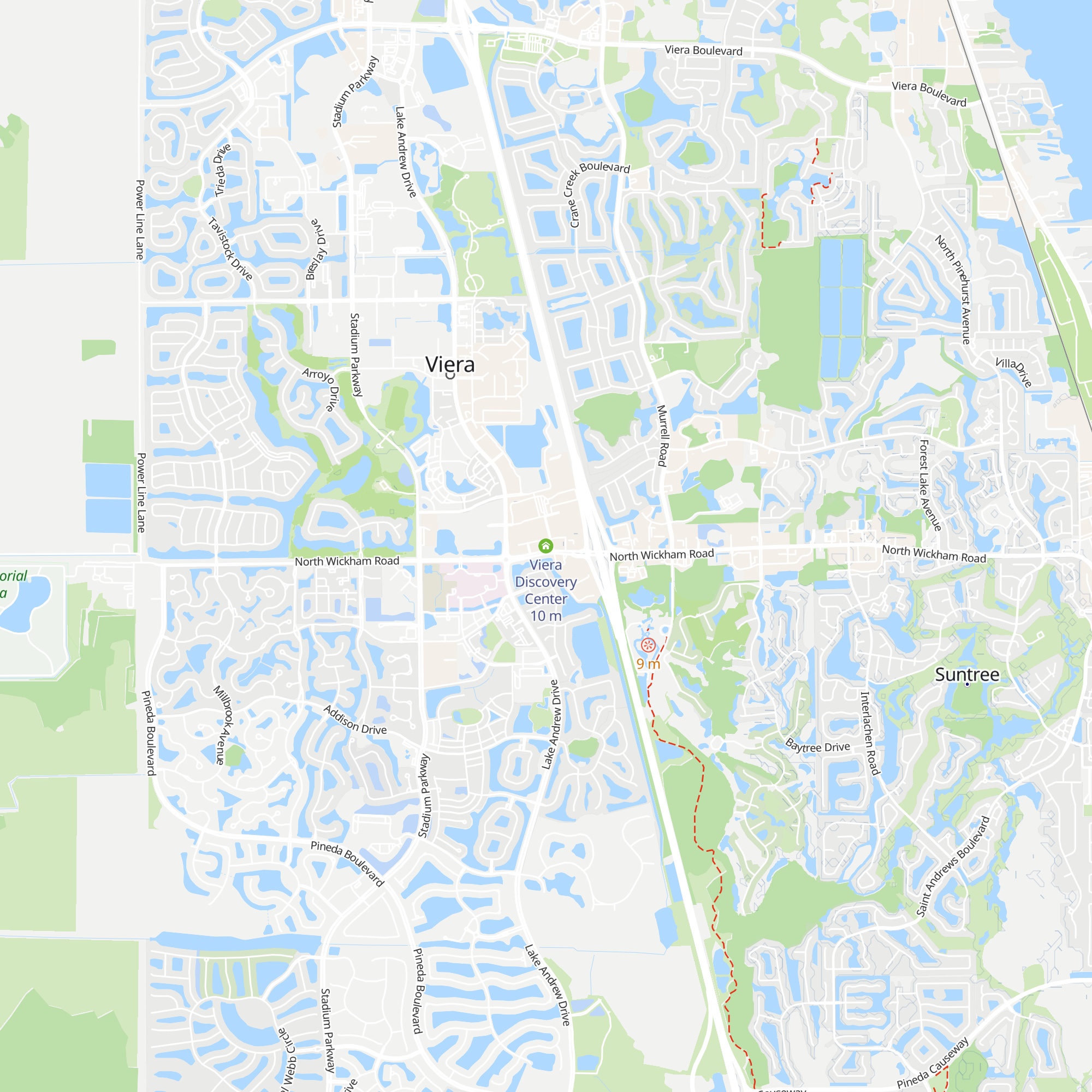 Viera Discovery Center map