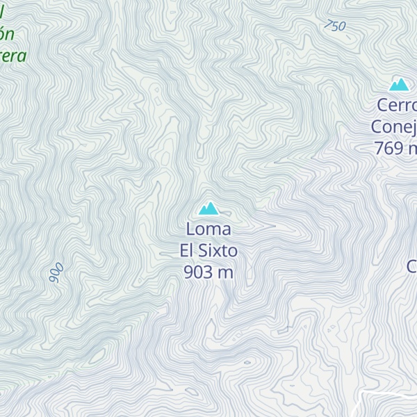 Map of Loma El Sixto