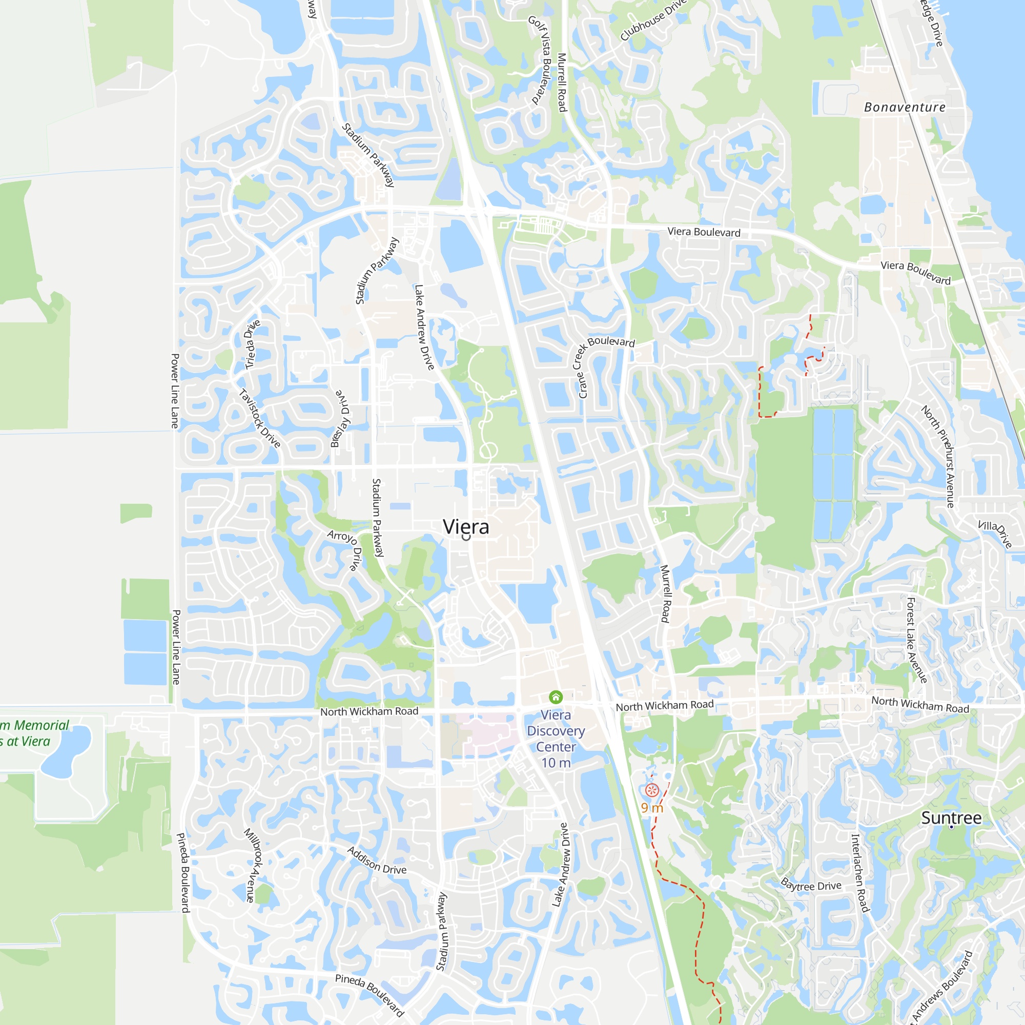 Viera Discovery Center map