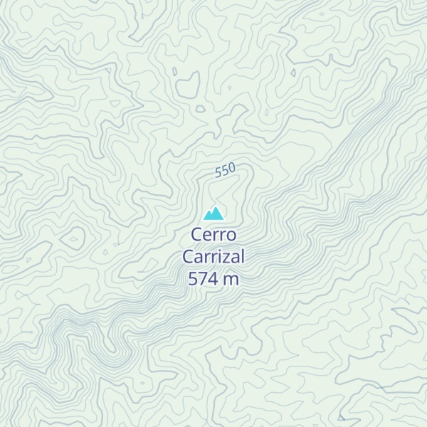 Map of Cerro Carrizal