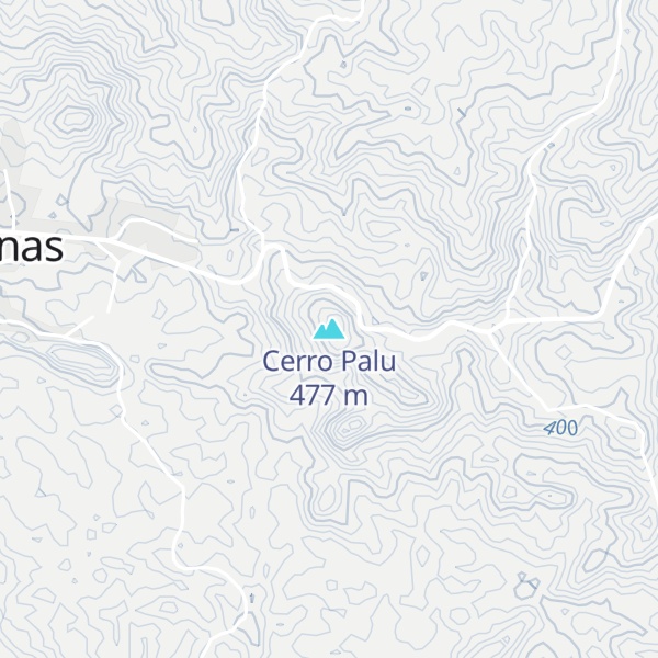 Map of Cerro Palu