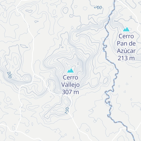 Map of Cerro Vallejo