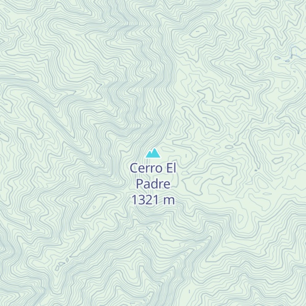 Map of Cerro El Padre