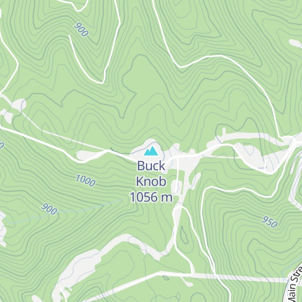 Map of Buck Knob