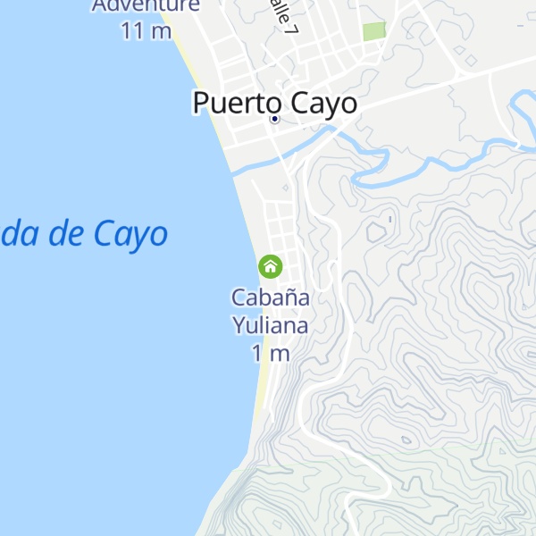 Map of Cabaña Vanessa