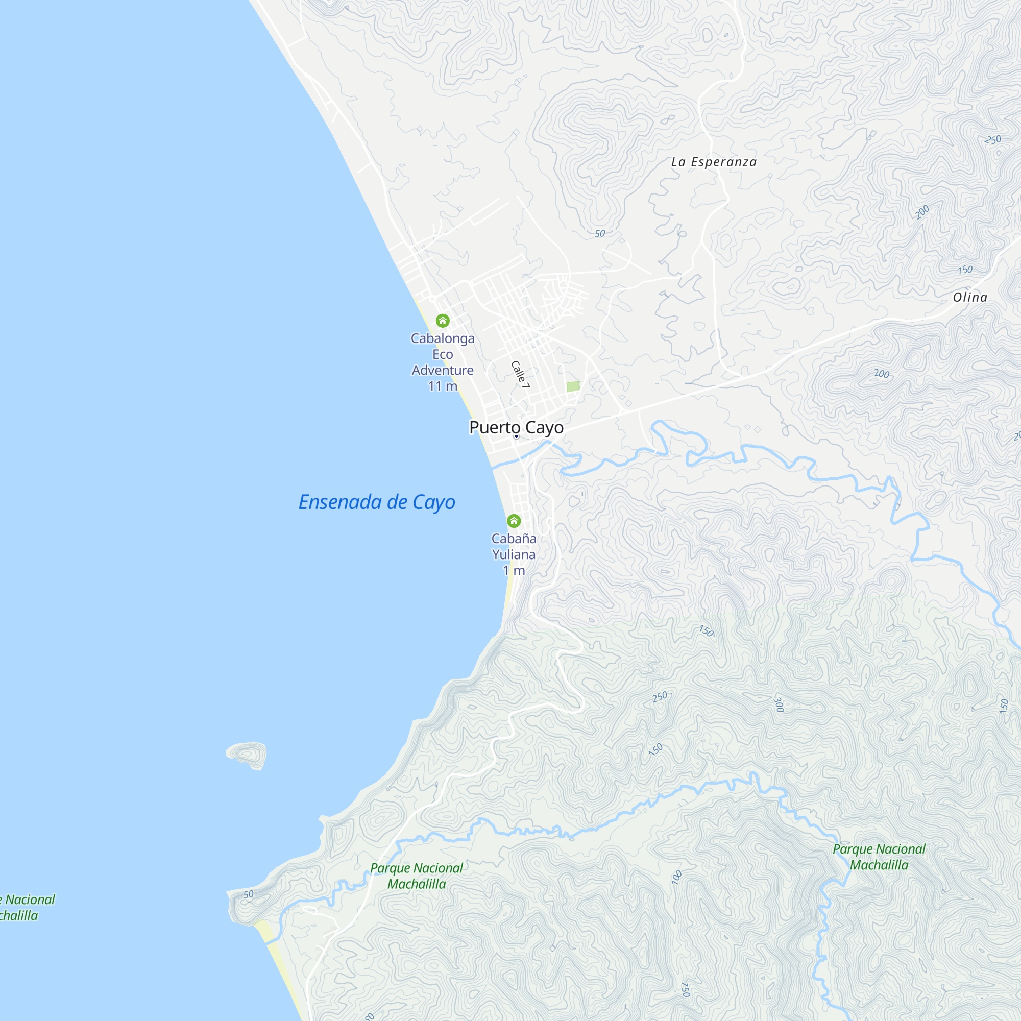 Cabaña Milenium map