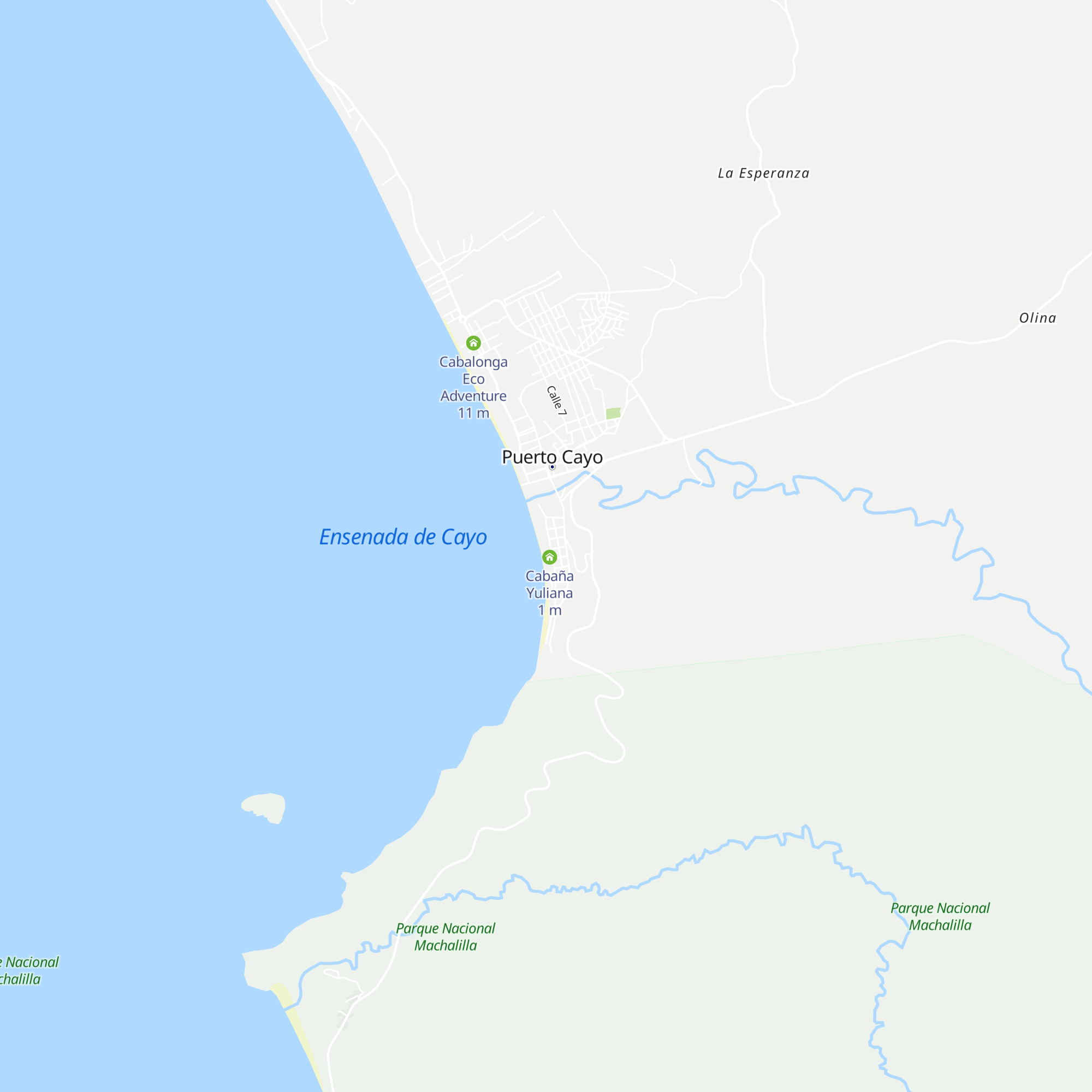 Cabaña Milenium map