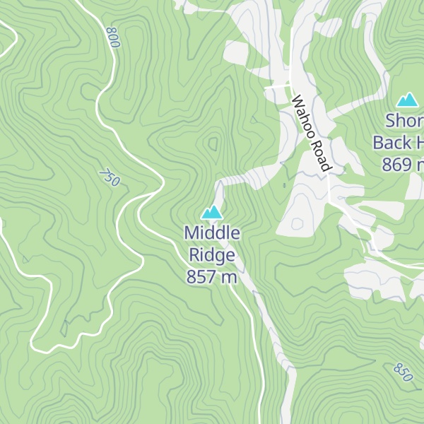 Map of Middle Ridge