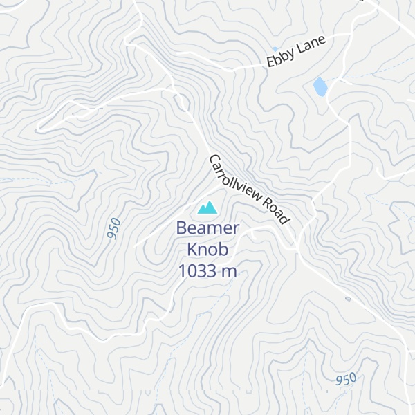 Map of Beamer Knob