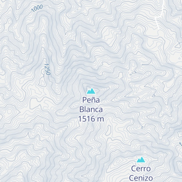 Map of Peña Blanca