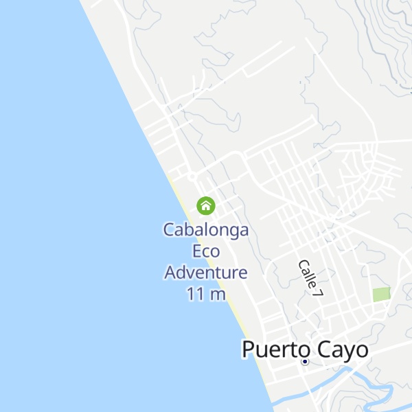 Map of Cabalonga Eco Adventure